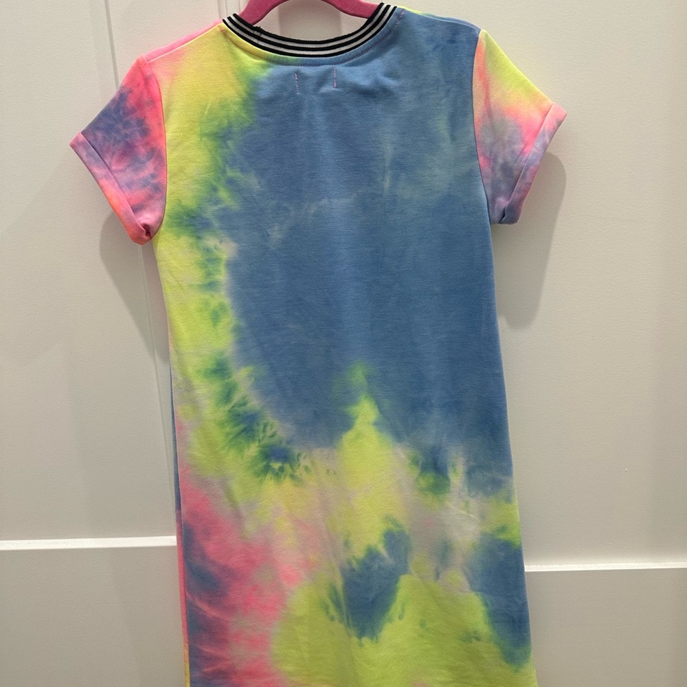 MIA NEW YORK 🩷 Multicolor Tie-Dye Dress with crystal stars size M - Picture 5 of 5